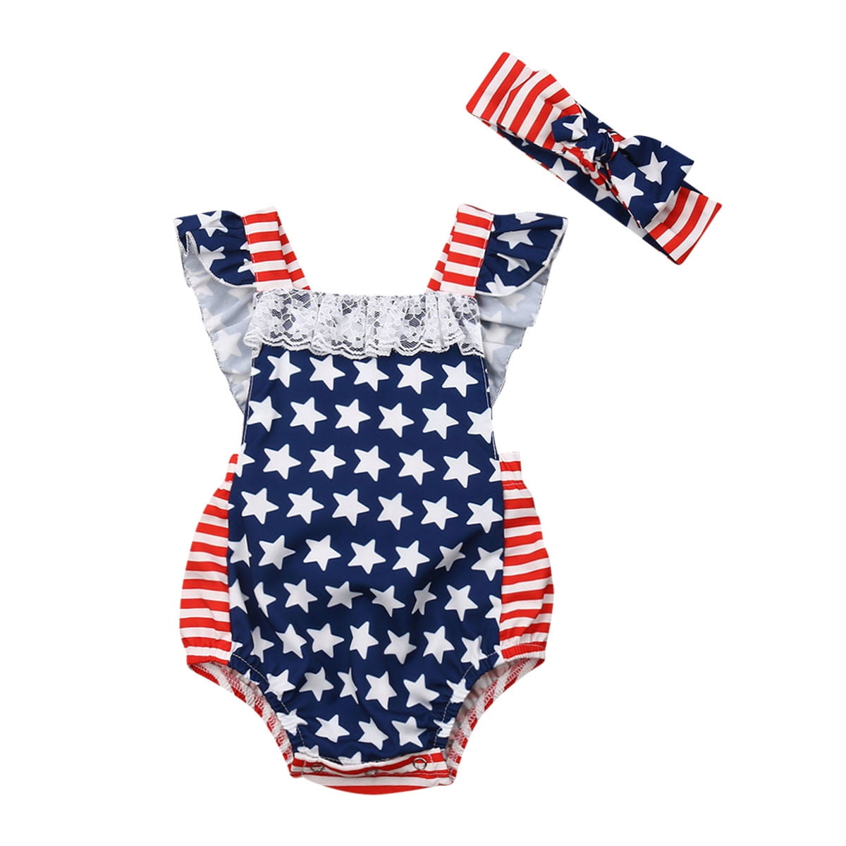 4th of july outfits for baby girl walmart