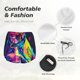 thumbnail image 4 of Balery Neon Pop Art Pitbull Pantalones cortos deportivos para mujer con forro y dos bolsillos, elásticos, para entrenamiento, gimnasio, yoga-Small, 4 of 7