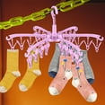 thumbnail image 6 of Lieonvis Foldable Drying Rack with 24 Clips for Drying Lingerie Baby Clothes Drying Towels Rotatable Drying Rack, 6 of 10