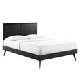 thumbnail image 3 of Modway Alana Twin Wood Platform Bed With Splayed Legs in Black, 3 of 11