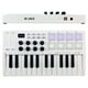 thumbnail image 2 of Controlador M-VAVE Teclado de control MIDI de 25 teclas Mini teclado USB portátil Controlador MIDI con 25 teclas sensibles a la velocidad 8 almohadillas retroiluminadas RGB 8 perillas M-VAVE  Controlador, 2 of 6