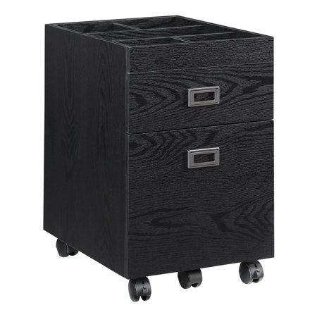 UPC: 0735854723927 | Realspace® Brezio 19 D Vertical 2-Drawer Mobile File Cabinet  Black