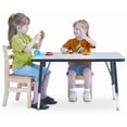 thumbnail image 2 of Jonti-Craft Kydz Activity Table - Rectangle-Color:Gray/green,Size:30" X 72"  11" - 15", 2 of 2