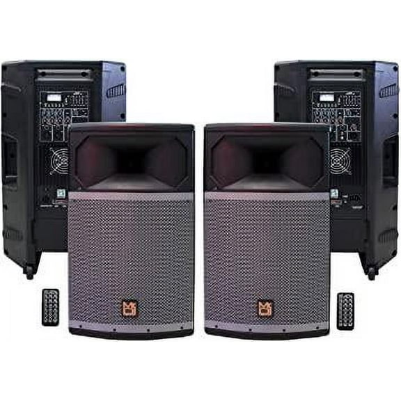 2 MR DJ PRO115BT PA DJ Powered Speaker <br/>Professional PRO PA DJ 15ā 2-Way Full-Range Powered/Active DJ PA Multipurpose Live Sound Loudspeaker
