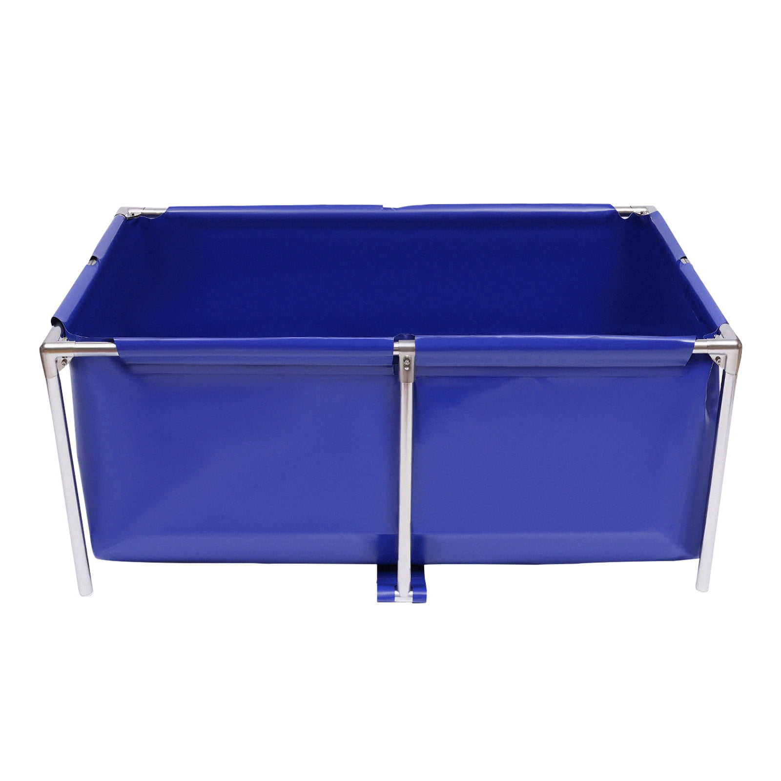 Collapsible Fish Tank Aquarium 120L Capacity Portable Canvas Fish Holding Tank with Stainless Steel Frame