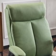 thumbnail image 6 of Fusion Rolling Ergonomic Office Desk Chair with Padded Flip-up Arms, 360° Swivel High Back Executive Computer Task Chair with Wheels for Game,Home Small Space, Study Room, Reading Room,Pu Green, 6 of 9