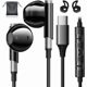 thumbnail image 1 of wonima11 USB C Headphones for Samsung Galaxy S24/ S24 Ultra/ S24 Plus/iPhone 15 Wired Earbuds, USB Type C Headphone with Mic Stereo, Volume Control, Semi in-Ear Earphones for iPhone 15 Pro Max Pixel 8, 1 of 1