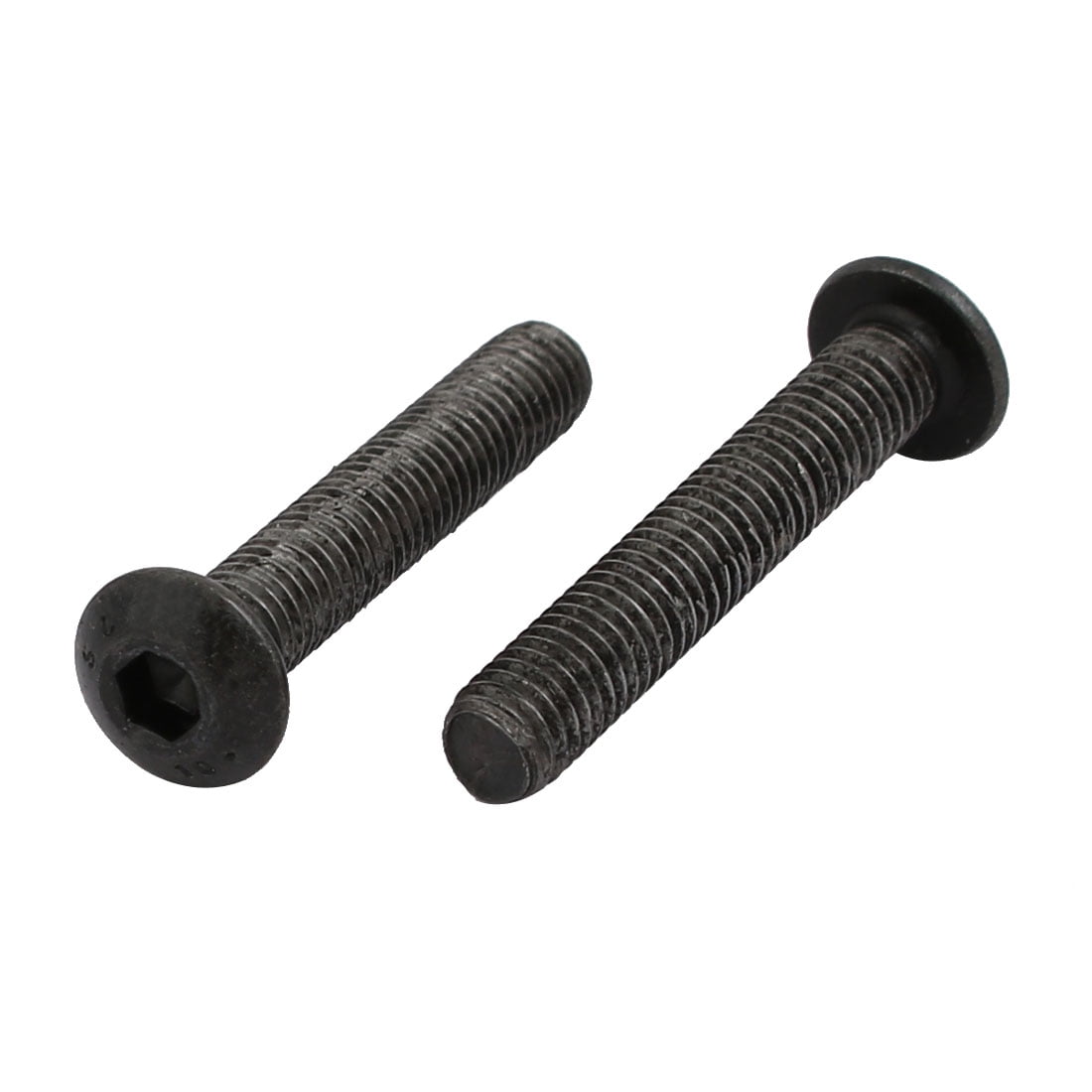 2pcs M5x30mm 10 9 Grade Hex Socket Reverse Left Hand Thread Screw Bolt