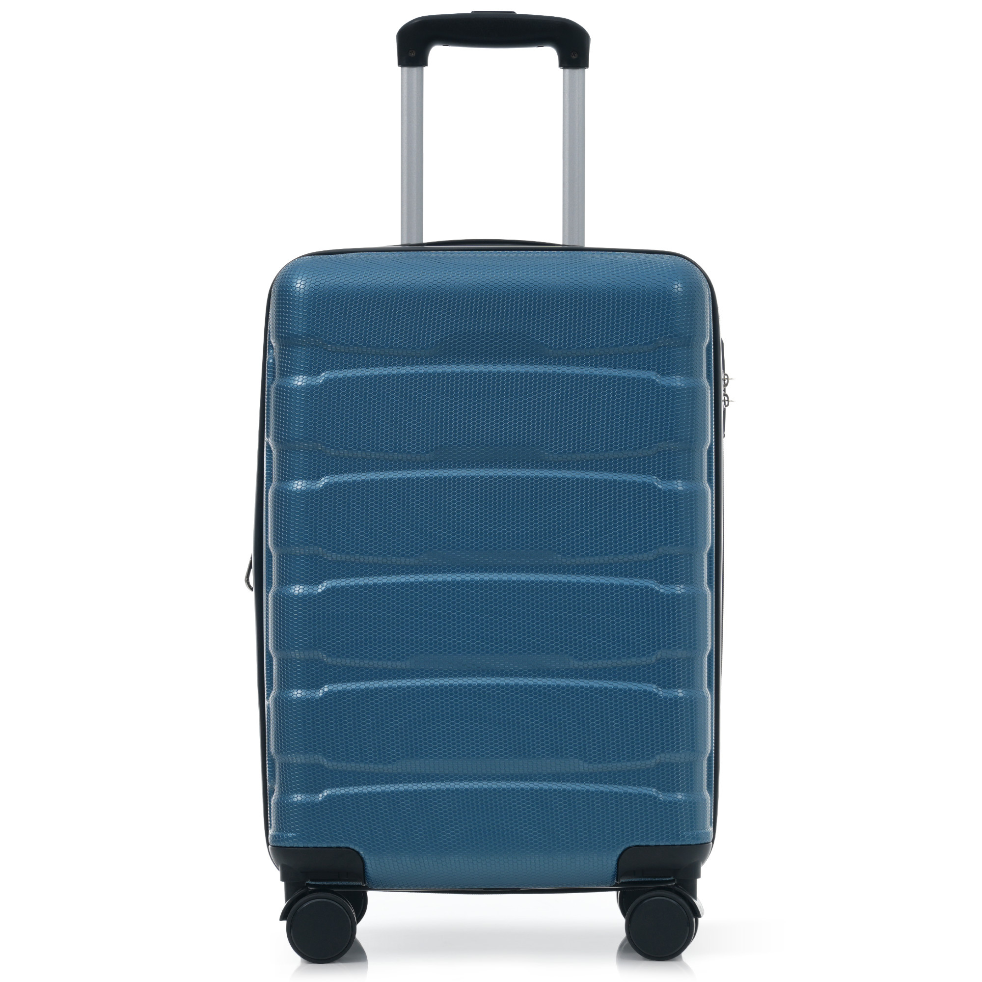 Euroco 20 Inch Carry On Luggage Airline Approved, Durable Expandable Travel Suitcase with Spinner Wheels and TSA Lock, Lightweight Rolling Luggage for Business Trips & Weekend Getaways,Blue