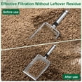 thumbnail image 4 of Uxcell 2-Pack Criba de Tierra para Jardinería, Criba de Arena y Compost de Acero Inoxidable con Mango de Acero Inoxidable [Tono Plateado], 4 of 6