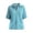 Light Blue, variant on CBASIHI Womens Striped Waffle Knit T Shirts- Collared Loose Fit Summer Casual Trendy Short Sleeve Polo Shirts Brown Size S-2XL