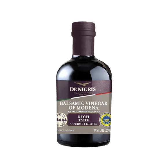 De Nigris Rich Flavor Balsamic Vinegar of Modena PGI, 8.5 oz