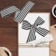 thumbnail image 4 of unbranded Ribbon Black and White Striped Polyester with Wired Edge for Rustic Farmhouse Decor and Craft Wrapping, 4 of 6