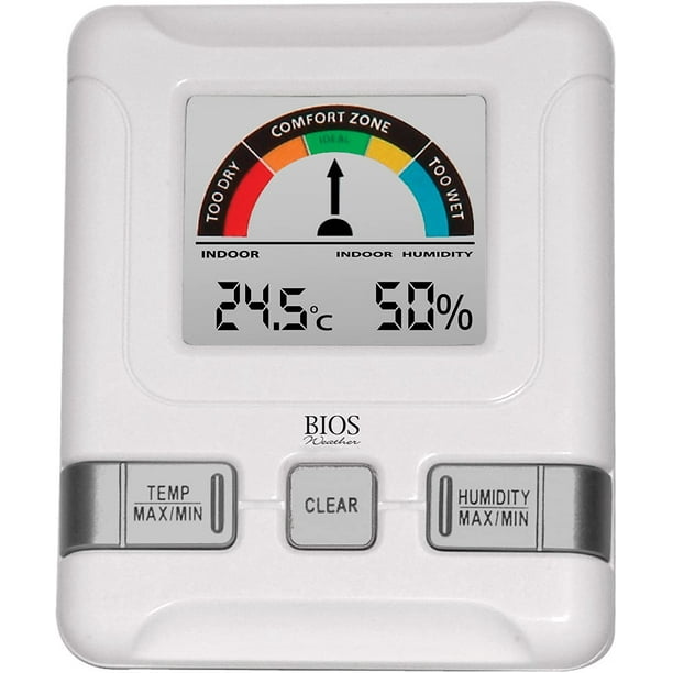 Bios Thermor Indoor Hygrometer with Comfort Scale Walmart.ca