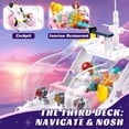 thumbnail image 3 of Juguete de construcción Sluban Friends Pink Yacht Girls de 8 a 12 años con 8 minifiguras, 3 of 6