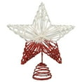 thumbnail image 2 of Christmas Ornaments Gradient Color Tree Top Star With Lights Christmas Tree Decoration Props Scene Layout Wrought Iron Five-pointed Star Christmas Lights Outdoor, 2 of 3