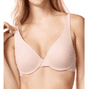 WARNER'S Rosewater This Is Not Bra Elongated Neckline Bra, US 38C, UK 38C, NWOT