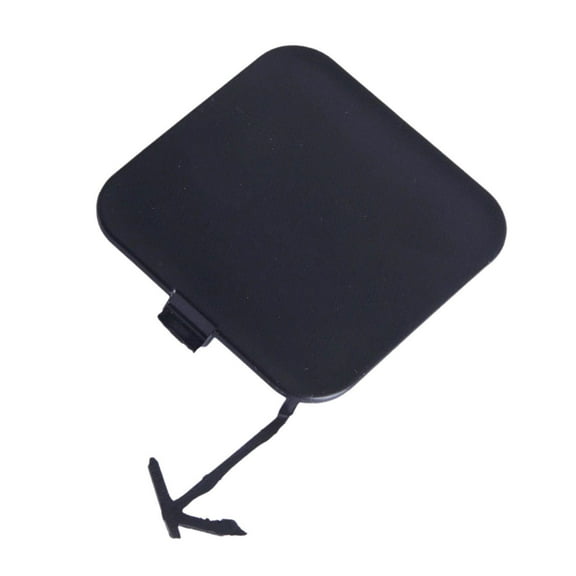 JISADER Tow Hook Eye Lid Cap Black Rear Bumper Towing Hook Cover Panel for Auto