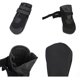 thumbnail image 4 of EeaseMX 4 botas de invierno cálidas para perros, impermeables, antideslizantes, reflectantes y de seguridad nocturna, para perros pequeños y grandes (negro), 4 of 8