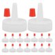 thumbnail image 1 of 50pcs Squeeze Bottle Caps Seal Lids for Bottles Easy Dispensing Replacement Caps for Mineral Water Sauces and More, 1 of 4