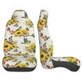 thumbnail image 4 of Fotbe Bird Sunflowers Pattern Automotive Seat Covers for Cars Trucks and SUVs – Car Seat Covers for Front Seats,Protective Seat Covers,Vehicle Seat Covers, Set of 2, 4 of 9