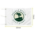 thumbnail image 3 of DianYu Pebble Beach Golf Links Pin Flag Practic Putting Green Golf Flag For Backyard Garden  Miniature Pin Flag with Three Brass Grommets 20x13Inch, 3 of 5