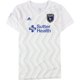 thumbnail image 1 of Adidas San Jose Quakes Jersey para mujer, blanco, mediano, 1 of 3