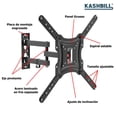 thumbnail image 3 of Soporte para TV 23"-55" KASHBILL, Fácil Instalación, Distancia a Pared 65-415mm, 30kg, Brazo Articulado, Mod. 116, 3 of 6