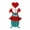D, variant on Funny Cartoon Keychains pouches Pull Type Keys Bag Sausage Mouth Monsters Keys Holder Hand Knitting Keys Wallets organizers