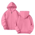 thumbnail image 4 of Angala 2 Piece Outfits For Girls Hooded Long Sleeve Sweatshirt With Wide Leg Pants Set Girls Autumn Daily Wear Clothes, 4 of 7