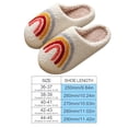 thumbnail image 2 of Rainbow Home Zapatos de algodón suaves y difusos zapatillas de invierno dormitorio zapatillas para mujer, 2 of 9