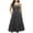 Gray, variant on Plus Size Dresses for Women 2026 Fashion Loose Fitting Leisure Vacation Waist Pocket Strap Long Dress