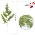 thumbnail image 3 of 40 Pcs Artificial Pine Branches Assorted Faux Pine Stems Cedar Leaves Needle Sprigs Plastic Fake Christmas Greenery Pine Picks for Xmas Tree Wreaths Garlands DIY Accessories Home Decor, 3 of 9