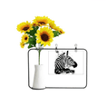 thumbnail image 1 of Palawan Tropical Style Pinto Animal Artificial Sunflower Vases Bottle Blessing Card, 1 of 3
