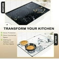 thumbnail image 3 of Electric Stove Top Cover Protector \u2013Christmas Kitchen Decor Dandelion Dragonfly Glass Flat Top Stove Mat Oven Induction Cooktop Mat for Ceramic Countertop Mats Heat-Resistant Dish Drying Mat, 3 of 6