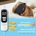 thumbnail image 7 of UNCN Heated Eye Mask USB Wearable Dry Eyes Relief Mask Warm Compress with 3 Heat and Time Settings,  Washable，Gray, 7 of 7