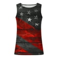 thumbnail image 3 of Men's Muscle Tank Tops 4th of July T-Shirt Patriotic Graphic Tees Round Neck Blouse Summer Sporty Tanks Sleeveless Tops Loose Lightweight Tshirt Independence Day（Available in Plus Size）, 3 of 4