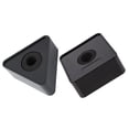 thumbnail image 2 of KAKOWELY 2pcs Portable Triangle Square Cube Interview Mic Logo Mic Flag Station Logos,2.76"X2.76"X2.01", 2 of 5
