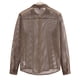 thumbnail image 5 of Blusa y camisa de manga larga con cuello vuelto para hombre, informal, a la moda, con botones sólidos, de poliéster, de manga larga y cuello vuelto., 5 of 9