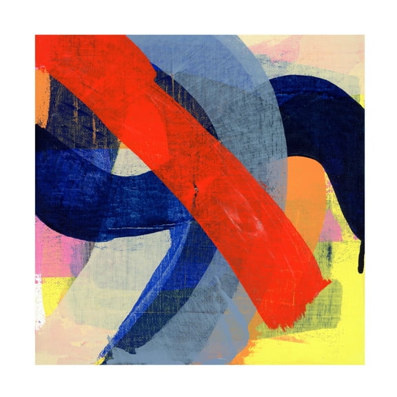 Canvas Wall Art - Jessalin Beutler 'Happy Lights' Wall Art for Living Room, Bedroom, or Office Décor by Trademark Fine Art - 14 x 14 Inches