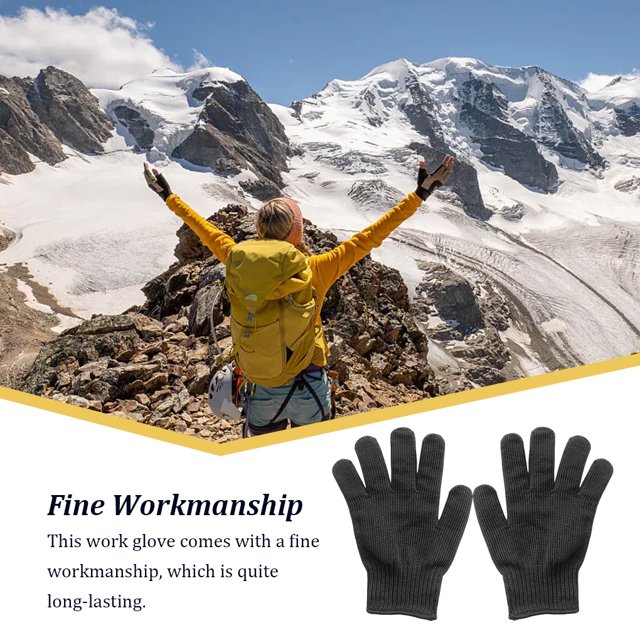 Baohd Work Glove Protective Gear Fiber Fine Workmanship Anti-slice Mitten Practical High Performance Industrial Supplies