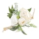 thumbnail image 1 of Brazalete de Pulsera de Ramillete de Muñeca para Novia de Boda Flor de Muñeca Flor Artificial Rosas Blancas Decorativas Y Hojas Verdes para Banquete de Boda ANGGREK Otros, 1 of 8