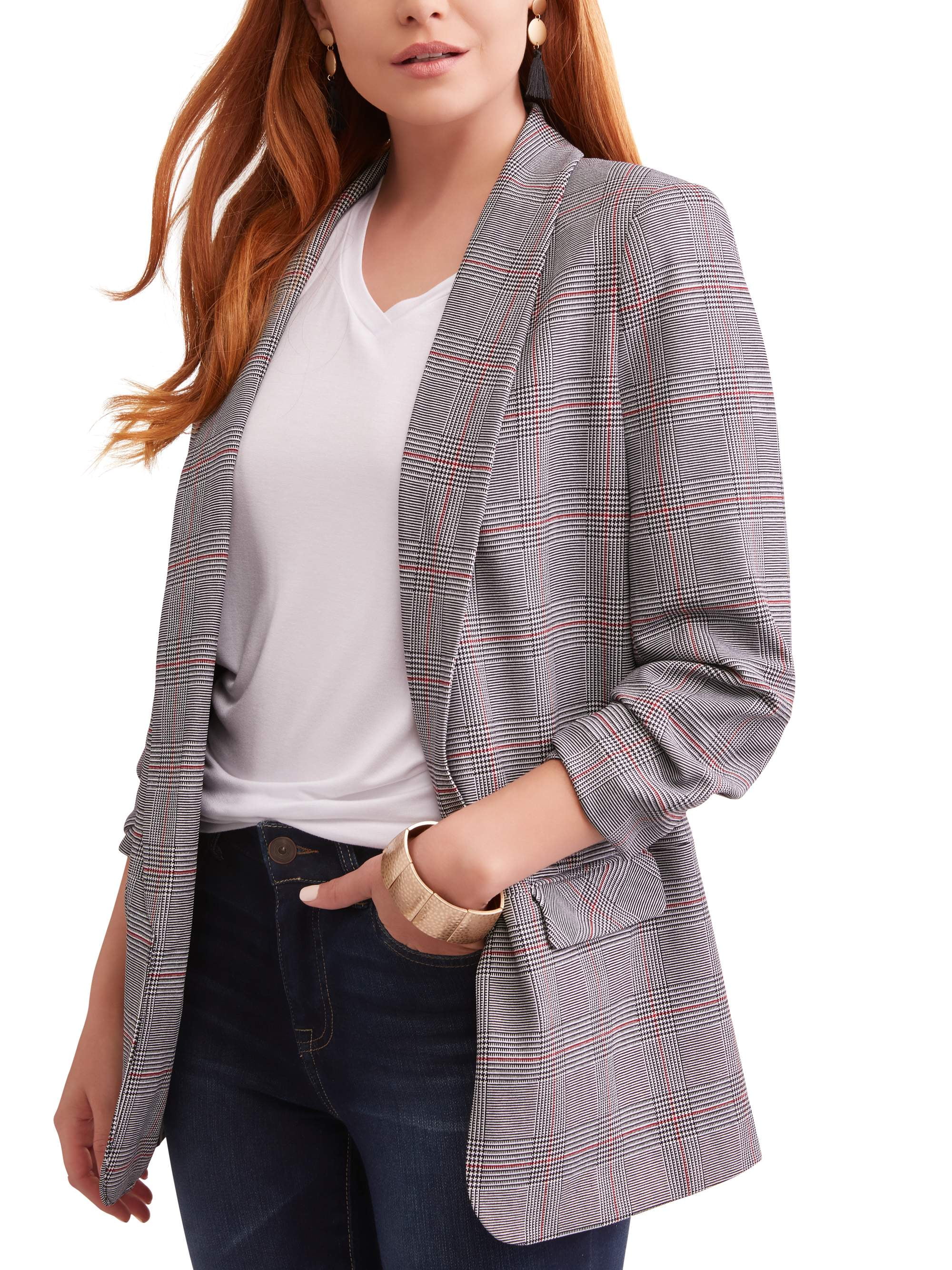 Women's Long Blazer - Walmart.com