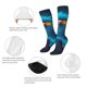 thumbnail image 3 of Balery Modern Style Blue Parrot Calcetines novedosos Calcetines deportivos Calcetines hasta la rodilla Calcetines de algodón Calcetines originales y geniales, 3 of 6