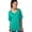Aqua Sea, variant on Women's Plus Size Cutout Flutter Sleeve Tunic