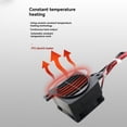 thumbnail image 2 of Insulated 220V PTC Fan Heater Constant Temperature Electric Heater Space Heating Incubator 100w, 2 of 8