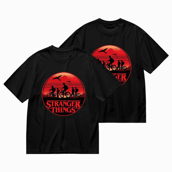Stranger 5 Things Short-Sleeve T-Shirt for Men & Women, Classic Soft Cotton Tee, Casual Everyday Wear Top