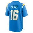 thumbnail image 3 of Men's Nike JK Scott Powder Blue Los Angeles Chargers Game Jersey, 3 of 4