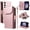 Rosegold, variant on for Samsung Galaxy S23 Plus Case with 11 Card Slots & 2 Cash Pockets for Woman Man,PU Leather Flip Kickstand Folio [RFID Blocking] Wallet Case, Wrist Strap Magnetic Clasp Protective Cover,Green