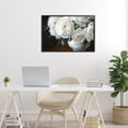 thumbnail image 3 of Stupell Industries Victorian White Flowers in Vintage Vase Black Framed Giclee Art, 24 x 16, by Petals Prints Design, 3 of 8